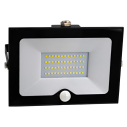 LED spotlight 50w 6500K IP65 4000LM LEMANSO with built-in sensor black/ LMPS55