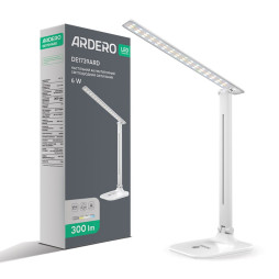 Rechargeable LED table lamp Ardero DE1739ARD 6W white