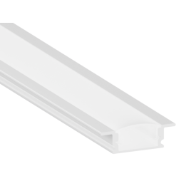 Aluminum profile for LED strip AL-01-1 2 meters white recessed LEDUA