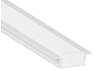 Aluminum profile for LED strip AL-01-1 2 meters white recessed LEDUA