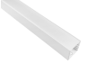 Aluminum profile for LED strip AL-04-1 2 meters white surface-mounted LEDUA