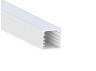Aluminum profile for LED strip AL-04-1 2 meters white surface-mounted LEDUA