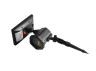 LED laser projector Lemanso 6W IP65 with battery + solar panel + USB cable / LM36012, black Lemanso