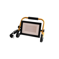 LED projector 100w 6500K IP65 5600LM 175-265V black + stand (yellow) + wire (1.5m) / LMP98-100 Lemanso