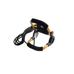 LED projector 10w 6500K IP65 560LM 175-260V black + stand (yellow) + wire (1.5m) / LMP98-10 Lemanso