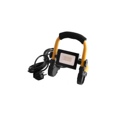 LED projector 20w 6500K IP65 1120LM 175-260V black + stand (yellow) + wire (1.5m) / LMP98-20 Lemanso