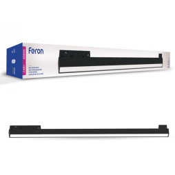 LED magnetic track light 24W 4000K 110° black MGN302 Feron