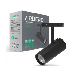 LED magnetic track light 20W 4000K 35° black MGN303ARD Ardero