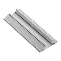 LED profile for the end of shelves 3m Black PA-GLAXWN3M-AL-20M GTV