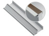 LED profile corner-end single-sided 3m PA-GLAXNBJ3M-AL GTV