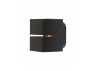 Wall surface mounted lamp AL8000 G9 230V black, square, 104*74*90mm