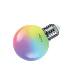 LED lamp LB-378 G60 230V 1W E27 RGB matte Feron