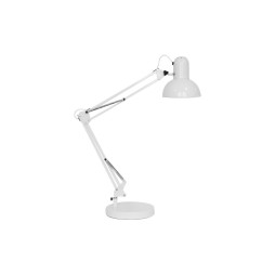 LED wall lamp DE1430 on white E27 clamp 220V, hemlock cord with wick. 1.5m (335*335*155mm)