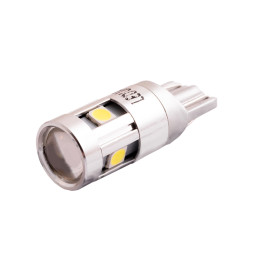 LED car lamp T10-3030-5smd white 12V LEDUA