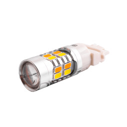LED car lamp T20-5630-20SMD white/yellow 12V LEDUA