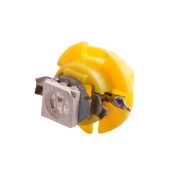 LED car lamp T5-B8.4-1smd-5050 yellow 24V LEDUA