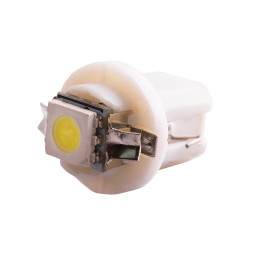 LED car lamp T5-B8.5-1smd-5050 white 24V LEDUA