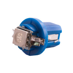 LED car lamp T5-B8.5-1smd-5050 blue 24V LEDUA