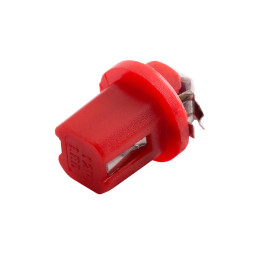 LED car lamp T5-B8.5-1smd-5050 red 24V LEDUA