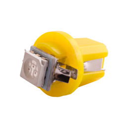 LED car lamp T5-B8.5-1smd-5050 yellow 24V LEDUA