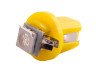 LED car lamp T5-B8.5-1smd-5050 yellow 24V LEDUA