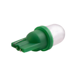 LED car lamp T10-1pc-round LED green 24V LEDUA