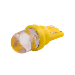 LED car lamp T10-1pc-round LED yellow 24V LEDUA