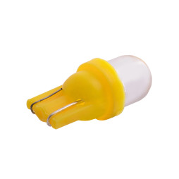 LED car lamp T10-1pc-round LED yellow 24V LEDUA