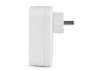 Power adapter 1p 2.4A 2USB Type-C with grounding White ONCORD (VF-AD1G2U1C-W) VIDEX