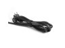 Power extension cord 5p 3m 1.5mm w/c and button Black ONCORD (VF-PD53G-B) VIDEX