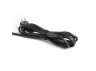 Power extension cord 6p 3m 1.5mm w/c and button Black ONCORD (VF-PD63G-B) VIDEX