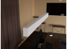 LED pendant linear lamp "N44-500" 220V 18W 1800lm 6500k with internal driver white LEDUA