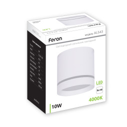 LED surface-mounted lamp Feron AL543 10W 4000K white