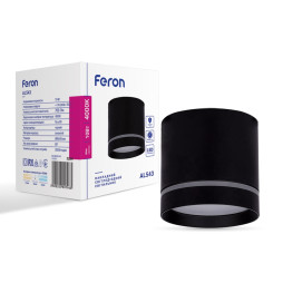 LED surface-mounted lamp Feron AL543 10W 4000K black