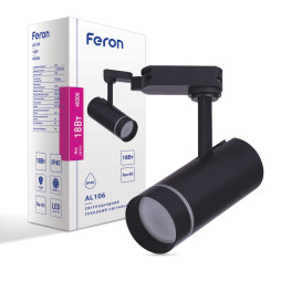 LED track light Feron AL106 18W 4000K black