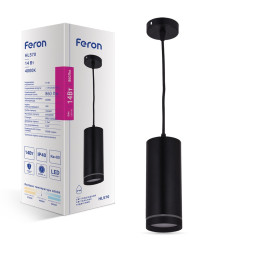LED pendant lamp Feron HL570 14W 4000K black
