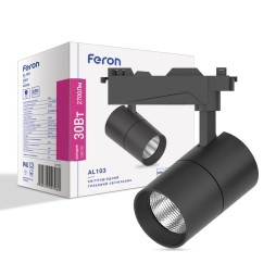 LED track light Feron AL103 30W 6500K black