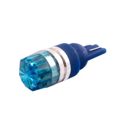 LED car lamp T10-HP-1.5w floral lens blue 12V LEDUA