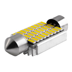 LED car lamp S85-36mm-27smd 4014 white 12V LEDUA