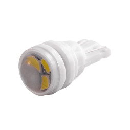 LED car lamp T10-2835-3smd with lens ceramics white 12V LEDUA