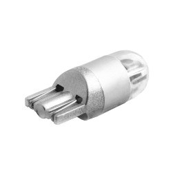 LED car lamp T10-3030-2smd white 12V LEDUA