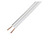 Acoustic wire ШВП 2х0.10 white aluminum copper (packing 100m) 7-0350А