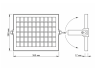 LED spotlight autonomous, solar panel VIDEX VL-FSO-205-S 20W 3.2V 5000K Sensor