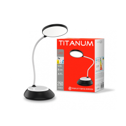 LED table lamp Titanum TLTF-022B 7W 5V 3000-6500K USB black