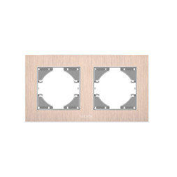 Frame copper aluminum for 2 places horizontal VIDEX BINERA