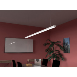 LED pendant linear lamp "N23-3400" 220V 120W 4500K white, external driver LEDUA