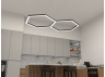 LED pendant lamp "Soty 2-23" 220V 120W 6500K black, external driver LEDUA