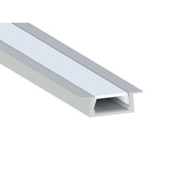 Aluminum profile for LED strip AL-01-1 2 meters anodized mortise "Some deformation" LEDUA