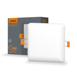 LED frameless square recessed lamp 9W 4100K 85-265V IP20 VL-DLFS-094 VIDEX