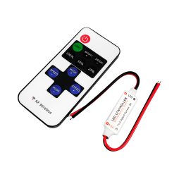 Mini single-channel dimmer 5-24V 6A radio 11 buttons 1 channel LEDUA